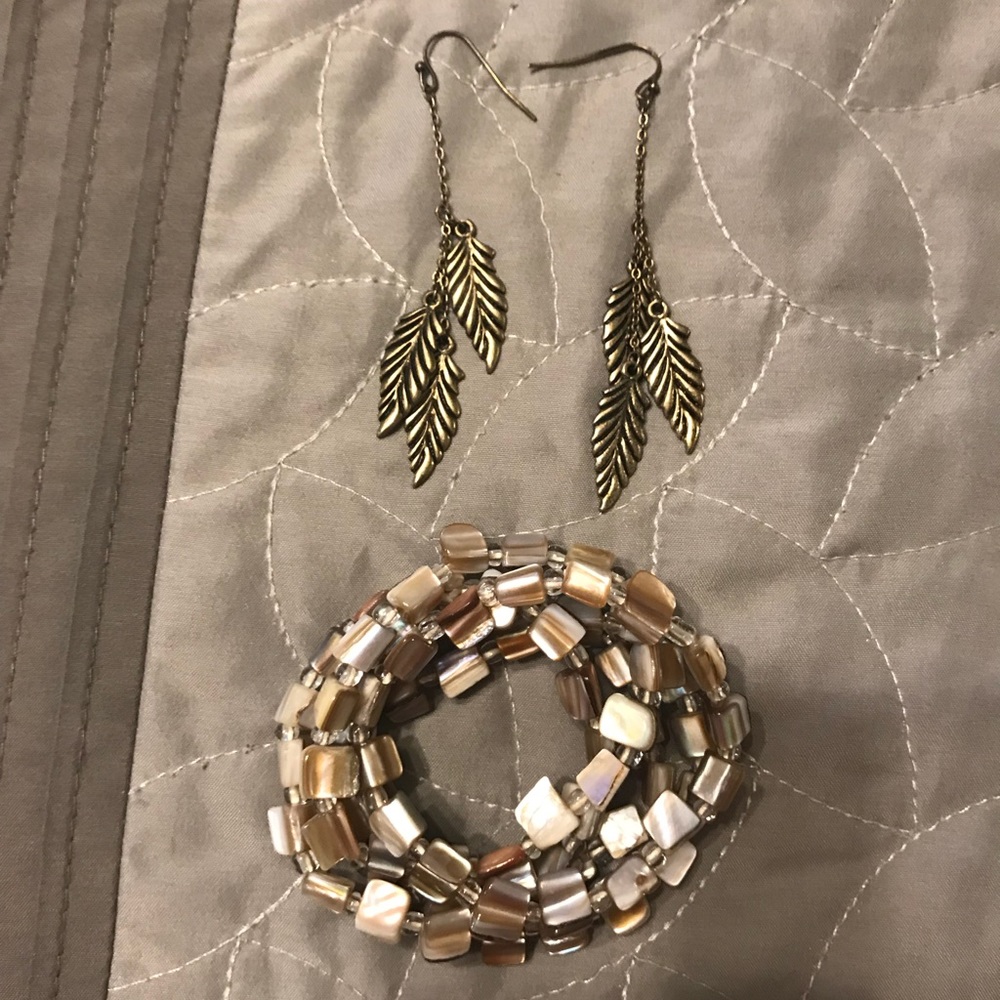 Bracelets with earrings